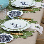 Platos Candy Cane Olivo
