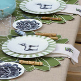 Platos Candy Cane Olivo