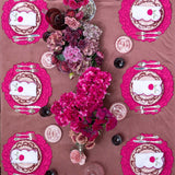 Plato Trinche Puebla Rosa Pastel. Set de 4