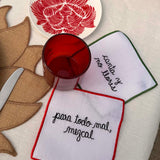 Platos Pan Identidad Rojo. Set de 4