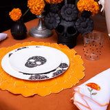 Platos para Ensalada con Calavera. Set de 4