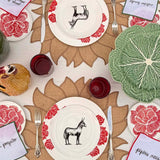 Platos Trinche Identidad Rojo. Set de 4