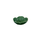 Bowls Chicos Hoja Repollo Verde 12 cm. Set de 4