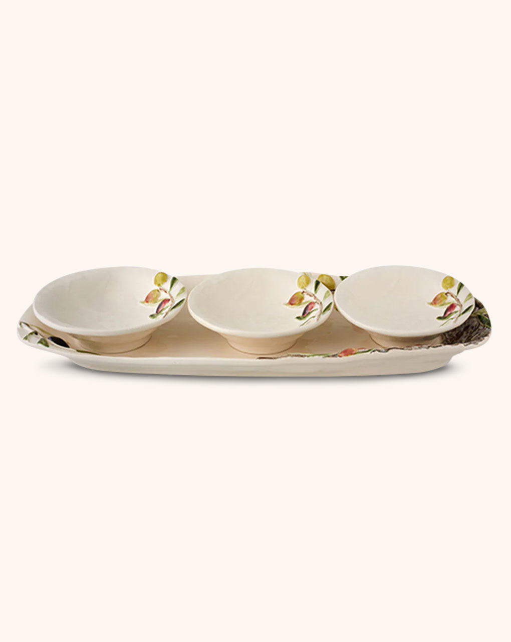 Set de Charola con 3 Mini Bowls Olival
