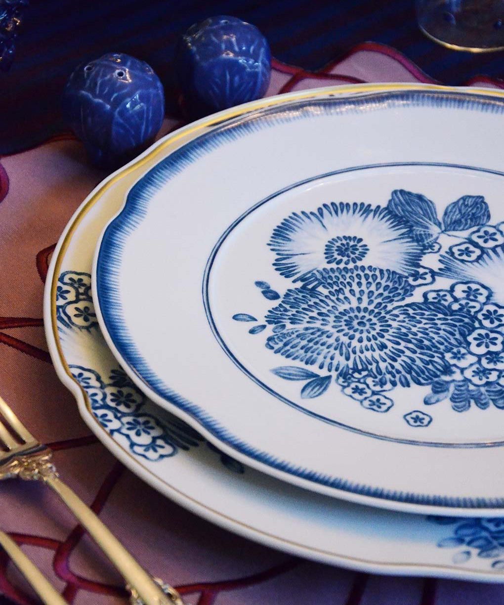 Plato Trinche Coralina Blue