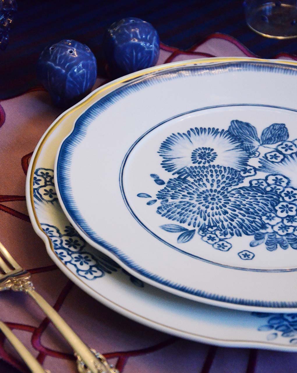 Plato Trinche Coralina Blue