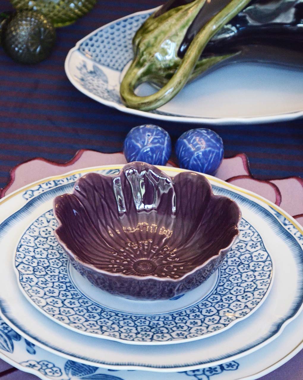 Bowl Flora Morado 17 cm
