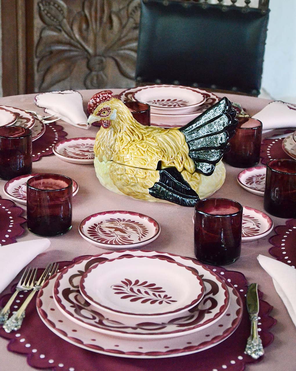 Detalles y estilo de la colección UNA MESA PARA GRITAR ¡VIVA MÉXICO!