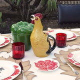 Platos Pan Identidad Rojo. Set de 4
