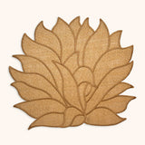 Set de 4 Individuales Yute Bordado Maguey