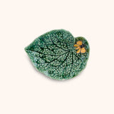 Plato Hoja Begonia con Mariposa 20 cm.