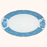 Platón Oval Coralina Blue 25 cm