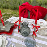 Plato Pan Cristal Gris 15 cm. Set de 4