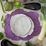 Platos Ensalada Alcachofa Blanca. Set de 4