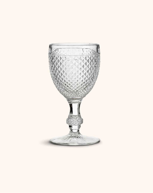 Copa Bicos Transparente para Vino Tinto 210 ml. Set de 4