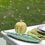 Plato Sopero con Tapa Calabaza 500 ml. Set de 4