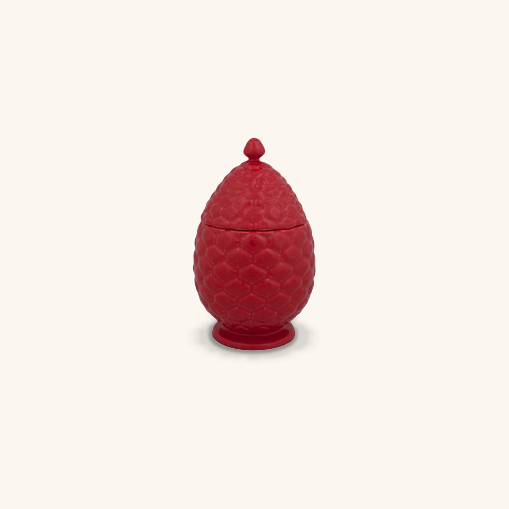 Caja Pinecone Rojo 20 cm