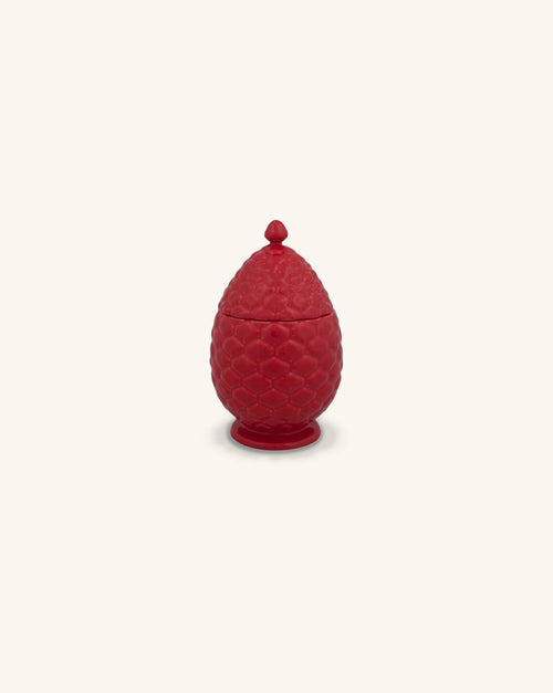 Caja Pinecone Rojo 20 cm