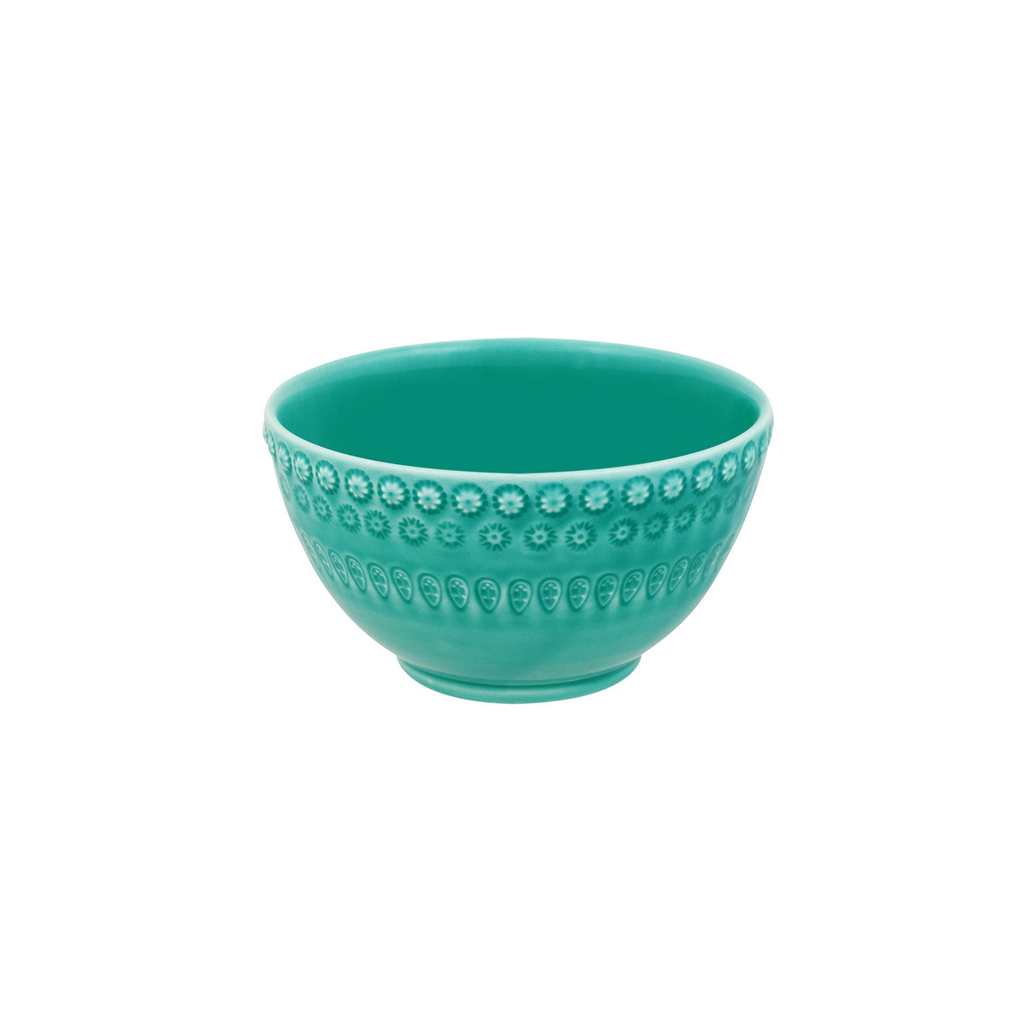 Bowl colección Fantasía de Bordallo Pinheiro, en color verde Aqua