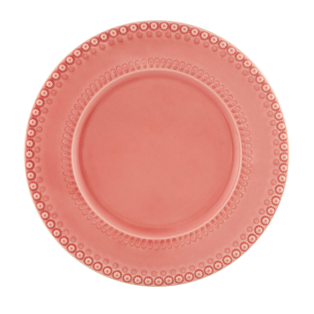 Plato trinche cerámica Fantasía color Rosa, marca Bordallo Pinheiro