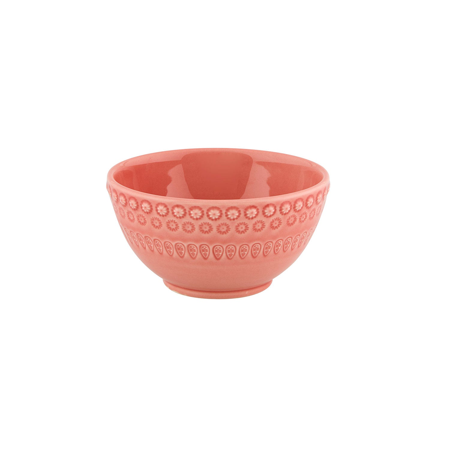 Bowl Colección Fantasía de la marca Bordallo Pinheiro, en color Rosa salmón