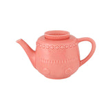 Tetera de cerámica Fantasía color Rosa, marca Bordallo Pinheiro