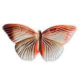 Decoración de pared en forma de mariposa naranja, colección Cloudy de Bordallo Pinheiro