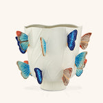 65027810 Florero Grande Mariposas. 37 cm