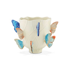Florero Mediano con Mariposas. 32 cm.
