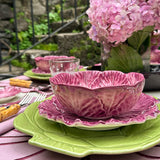 Bowls en Forma de Hoja de Repollo Morado de 17 cm. Set de 4