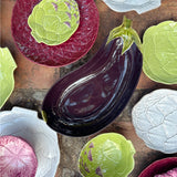 Plato Trinche Amazonia Burgundy. Set de 4