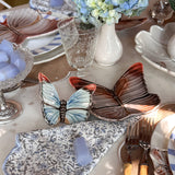 Plato Ensalada Mariposas 31 cm. Set de 4.