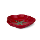 Plato Hondo Tomate 25 cm. Set de 4.