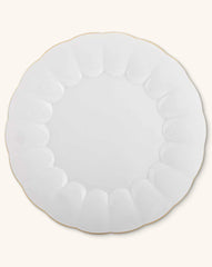 Bajoplato Geranio Blanco. Set de 4