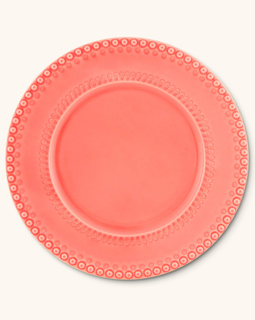 Bajo Platos Fantasia Rosa