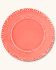 Bajoplato Fantasía Rosa 34 cm. Set de 4.