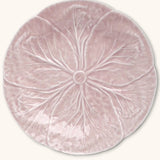 Bajoplato en forma de Repollo Rosa Polvo 31.5 cm de Cerámica, Set de 4