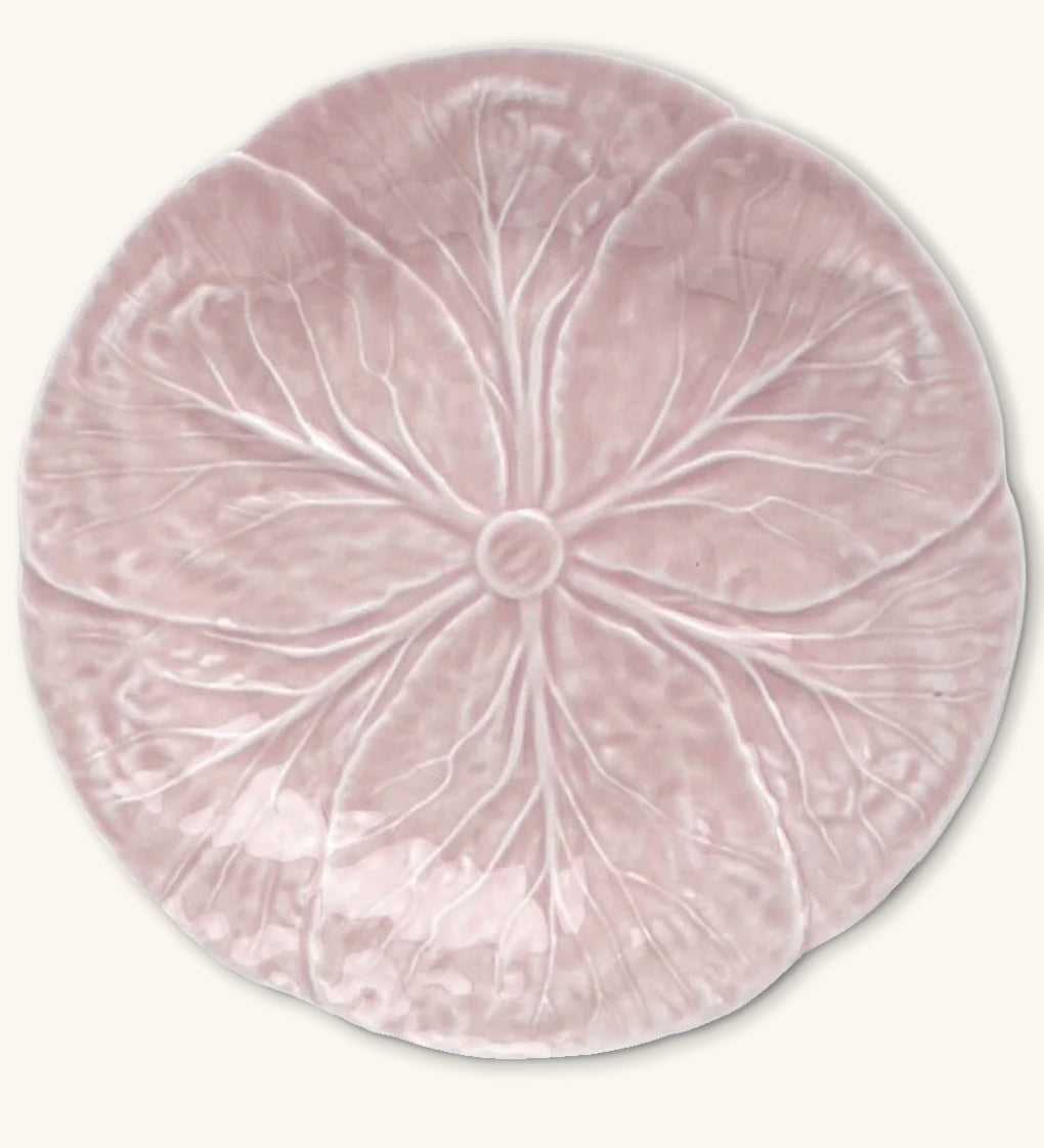 Bajo Plato en forma de repollo rosa