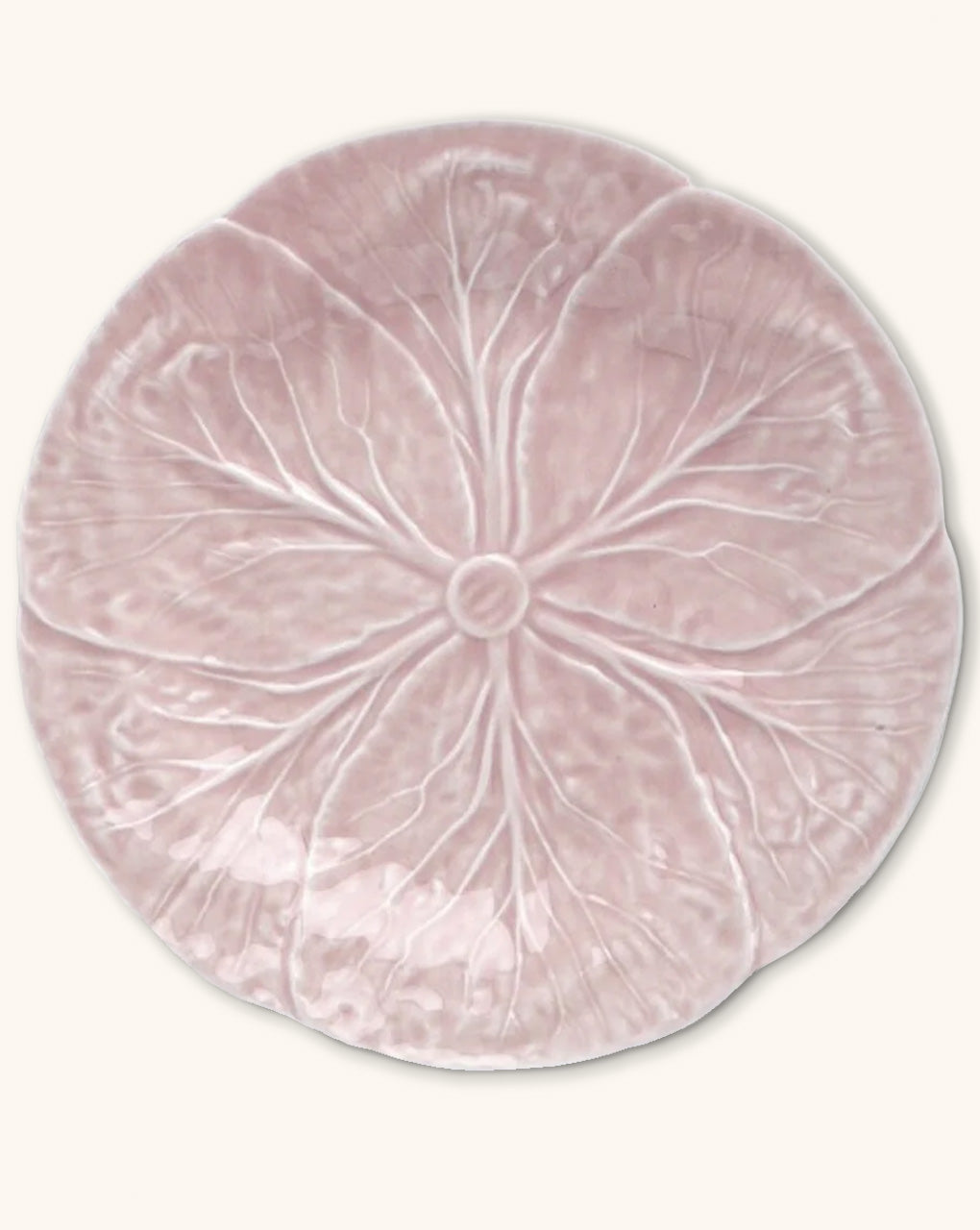 Bajo Plato en forma de repollo rosa