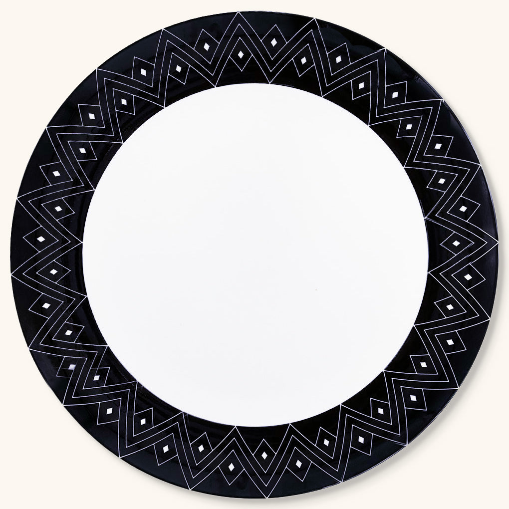 Bajo platos Identidad Negro