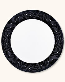 Bajo platos Identidad Negro