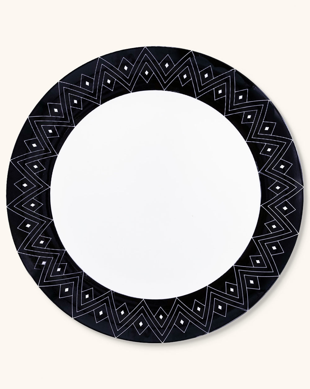 Bajo platos Identidad Negro