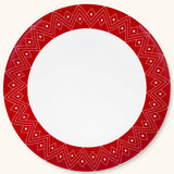 Bajoplato Identidad Rojo. Set de 4