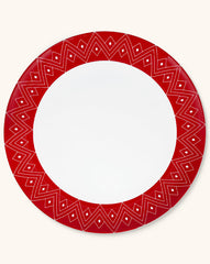 Bajoplato Identidad Rojo. Set de 4