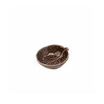 Mini bowl para sal o condimentos en forma de repollo de cerámica café, marca Zash