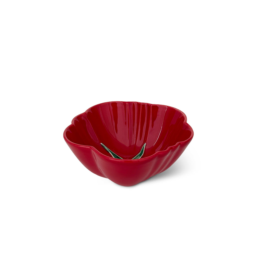 Bowl de cerámica en Forma de Tomate Rojo, de Bordallo Pinheiro