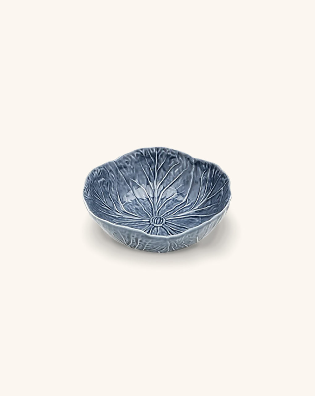 Bowl Chico en Forma de Repollo Azul 12 cm de Cerámica