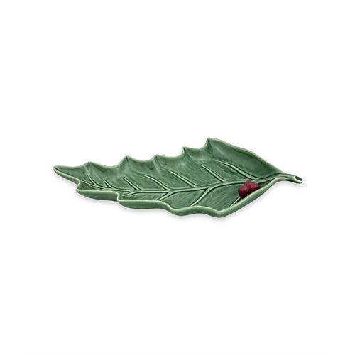 Hoja Mediana Muérdago con Cerezas 27 cm.