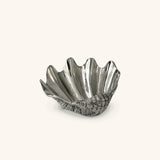 Bowl de Ponche en Forma de Concha Marina de Níquel