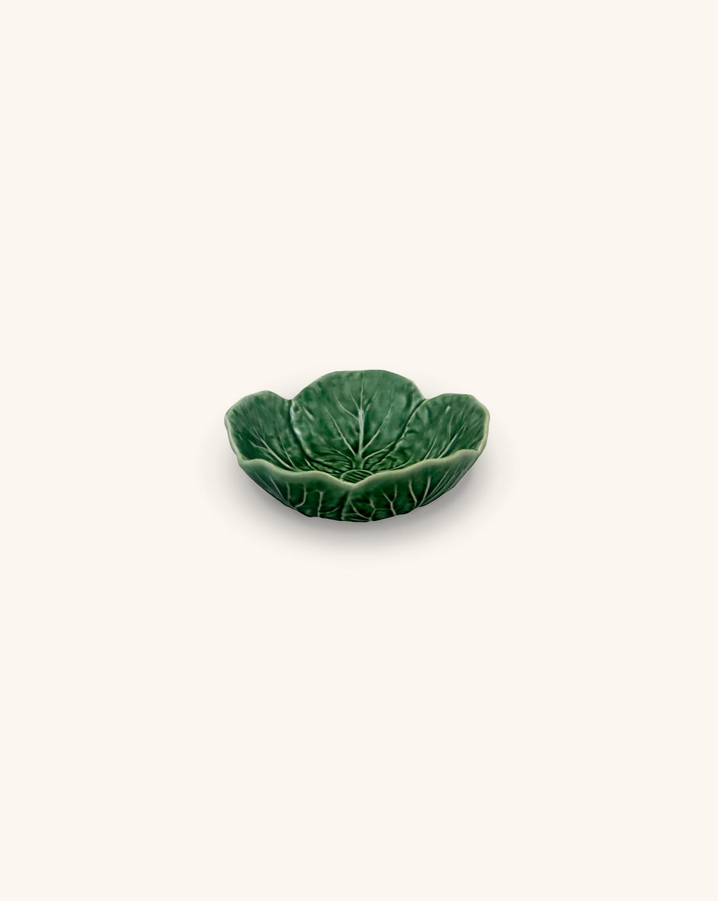 Bowls Chicos Hoja Repollo Verde 12 cm